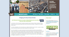 Desktop Screenshot of onemontana.org